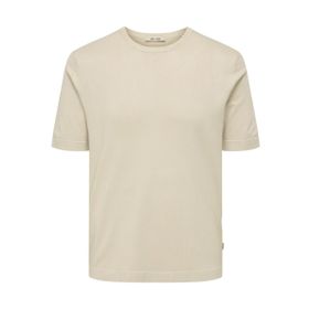 Only & Sons 22022928 Yuvarlak Yaka Basic Örme Siyah Erkek T-shirt