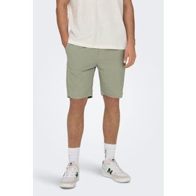 Only & Sons 22024967 Onslinus 0007 Cot Lin Shorts Noos Siyah Erkek Şort