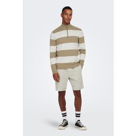 Only & Sons 22024967 Onslinus 0007 Cot Lin Shorts Noos Siyah Erkek Şort
