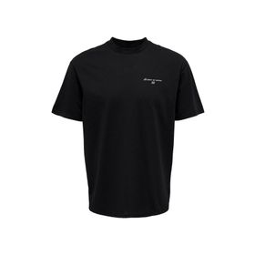 Only & Sons 22025299 Siyah Erkek T-shirt