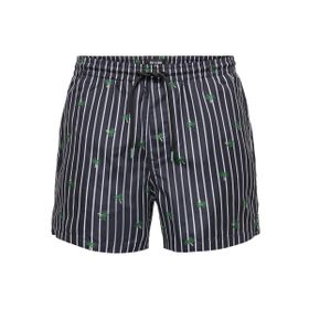 Only & Sons 22025380 Siyah Erkek Onsted Deniz Şortu