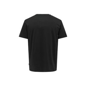 Only & Sons 22026069_ONSWB REG SS TEE O Yaka Baskılı Lacivert Erkek T-shirt