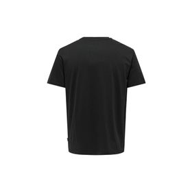Only & Sons 22026069_ONSWB REG SS TEE O Yaka Baskılı Lacivert Erkek T-shirt