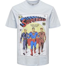 Only & Sons 22026069_ONSWB REG SS TEE O Yaka Baskılı Mavi Erkek T-shirt