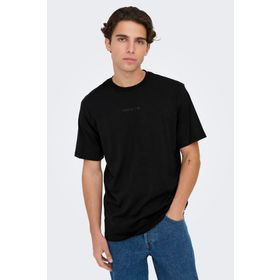 Only & Sons 22028147 Siyah Erkek T-shirt