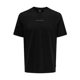 Only & Sons 22028147 Siyah Erkek T-shirt