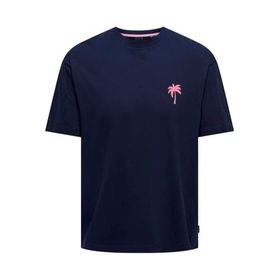 Only & Sons 22029519 Lacivert Erkek T-shirt