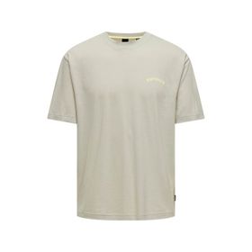Only & Sons 22029519 Summer Krem Erkek T-shirt