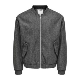 Only & Sons 22034739 Onsworf Lıfe Bomber Jacket OTW Gri Erkek Mont