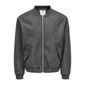 Only & Sons 22034739 Onsworf Lıfe Bomber Jacket OTW Gri Erkek Mont