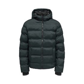 Only & Sons 22034836 Onsunion Seamles Life Hood Siyah Erkek Mont