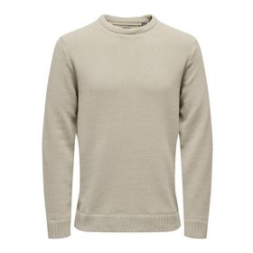 Only & Sons Gümüş Astar Erkek Kazak