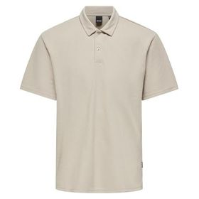 Only & Sons Onsaime Rlx Ss Açık Gri Polo Erkek T-shirt