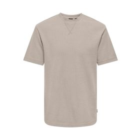 Only & Sons Onsarme RLX SS TEE Açık Gri Erkek T-shirt