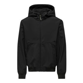 Only & Sons Onsbowie Softshell Bomber OTW Noos Siyah Bomber Erkek Ceket