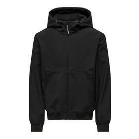Only & Sons Onsbowie Softshell Bomber OTW Noos Siyah Bomber Erkek Ceket