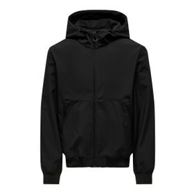 Only & Sons Onsbowie Softshell Bomber OTW Noos Siyah Bomber Erkek Ceket