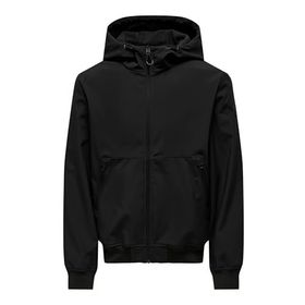 Only & Sons Onsbowie Softshell Bomber OTW Noos Siyah Bomber Erkek Ceket