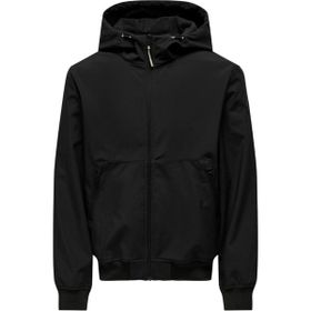 Only & Sons Onsbowie Softshell Bomber OTW Noos Siyah Bomber Erkek Ceket