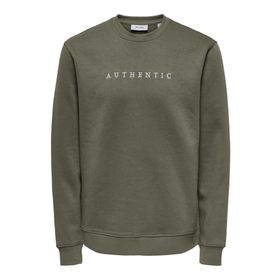 Only & Sons Onsconnor Authentic Reg Crew Neck Bungee Cord Erkek Sweatshirt