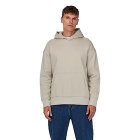 Only & Sons Onsdan Life Rlx Heavy Sweat Hoodie Noos Açık Gri Erkek Sweatshirt