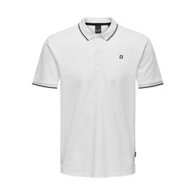 Only & Sons Onsfletcher Slim SS Polo Noos Polo Siyah Erkek T-shirt