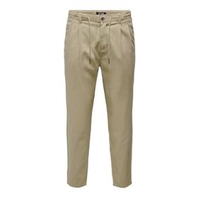 Only & Sons Onsleo Crop Linen Mix 0048 Pant Chinchilla Erkek Pantolon