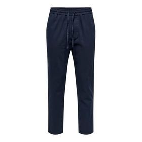 Only & Sons Onslinus Crop 0007 Cot Lin Pnt Noos Koyu Lacivert Erkek Pantolon