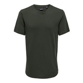 Only & Sons Onsmatt Longy SS Tee NOOS Pembe Rosin Erkek T-shirt