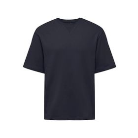 Only & Sons Onsmoab Life Rlx Ss Sweat Koyu Lacivert Erkek Sweatshirt