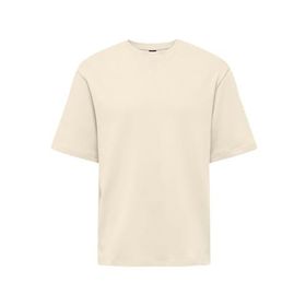 Only & Sons Onsmoab Life Rlx Ss Sweat Krem Erkek Sweatshirt