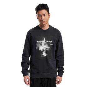 Only & Sons Onsoren Reg Photoprint Swt Crew Koyu Lacivert Erkek Sweatshirt