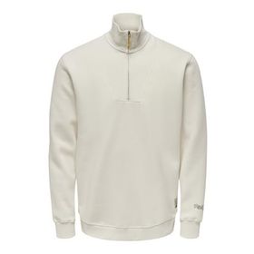 Only & Sons Onsriley Antik Beyaz Erkek Sweatshirt
