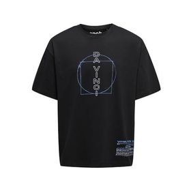 Only & Sons Onsvinci Life Lic Ovz Ss Tee Siyah Erkek T-shirt