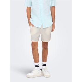 Only & Sons Os22032055 Onsbertıl Waffle Shorts Erkek Beyaz Şort