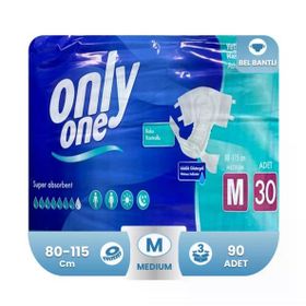 Onlyone Belbantlı Medıum 90 Adet Hasta Bezi