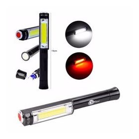 Onstar Kırmızı Flaşörlü Pilli 5w Mıknatıslı El Feneri Cob Led