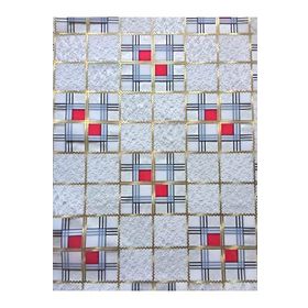 Onur Çeşit Pazarı 1,7 mm 80x180 cm Desenli Şeffaf Masa Örtüsü