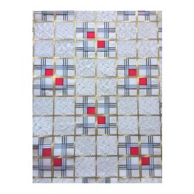 Onur Çeşit Pazarı 1,7 mm 80x180 cm Desenli Şeffaf Masa Örtüsü