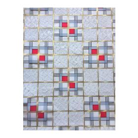 Onur Çeşit Pazarı 1,7 mm 80x180 cm Desenli Şeffaf Masa Örtüsü