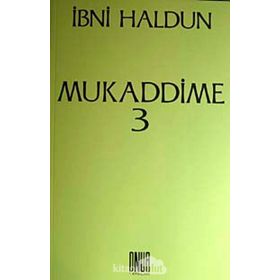 Onur Yayınları Mukaddime Cilt: 3