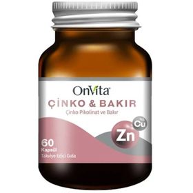 Onvita Çinko Bakır 60 Kapsül