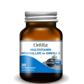 Onvita Multivitamin Mineral Omega 3 30 Kapsül
