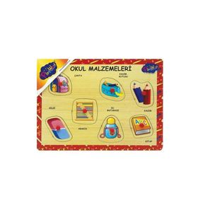 Onyıl Oyuncak ONY-196-197 Ahşap Tutmalı Okul Malzemeleri