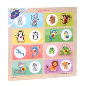 Onyıl Oyuncak ONY-366-367 Ahşap Tutmalı Eşleştirme