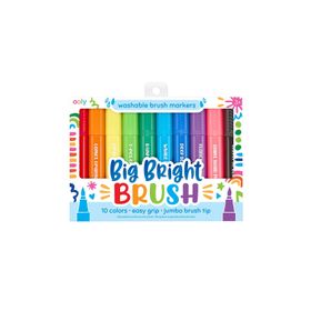 Ooly Big Bright Fırça Uçlu 10’lu Keçeli Kalem