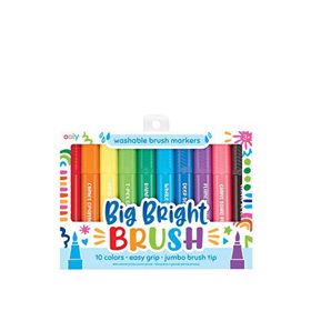 Ooly Big Bright Fırça Uçlu 10’lu Keçeli Kalem