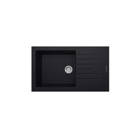 OPAL UM-86 XL Metallıc Black Granit Eviye