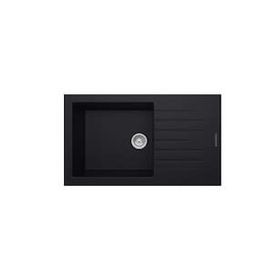 OPAL UM-86 XL Metallıc Black Granit Eviye