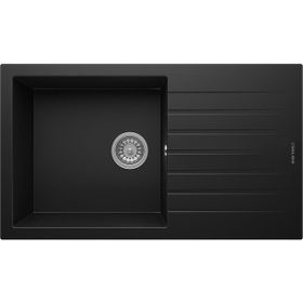 OPAL UM-86 XL Metallıc Black Granit Eviye